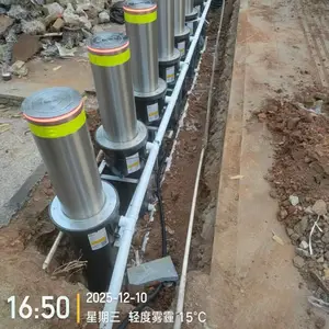全国供应红门海康大华安快百胜启功杰田中小学院校全国厂家直销全自动液压升降柱门禁系统升降柱全国包安装