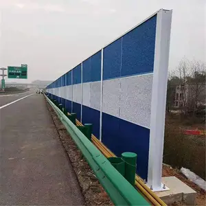 彩钢板临时围挡 地铁施工临边防坠围挡 地铁彩钢围挡 经久耐用