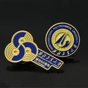 广东定制金属徽章 企业司徽制作 活动胸针订制厂