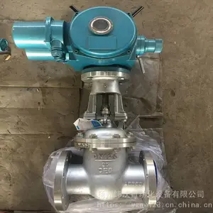 扬州电动法兰式碳钢截止阀J941H-40C阀门电动头