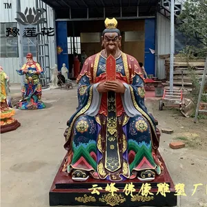 刘猛将军神像 虫王虫神佛像 山神 叭蜡爷雕像 五道爷雕塑厂家