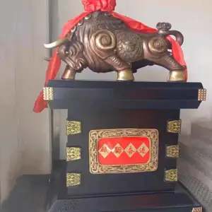 本地财势如牛摆件 落地金牛1.6米高度 公司开业贺礼现货发