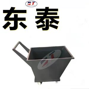 厂家加工定制机床排屑机集铁屑车 车间收集废料可翻转手推工具车