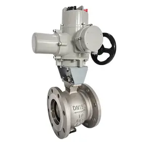 供应水处理电动调节阀VQ947H-25P DN125电动V球结构特点