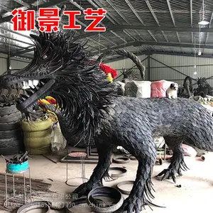 公园人物景观摆件轮胎工艺品制作 景观雕塑的特点 工艺品定制