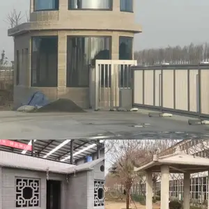 高科技太空灰建筑3D打印公共卫生间助力绿色新农村建设