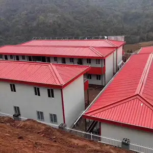 工地用岩棉板赤峰新城区临建房 祈虹彩钢板房
