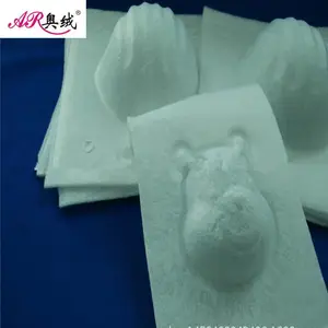 山东奥绒杯型口罩棉，防尘口罩用定型棉厂家