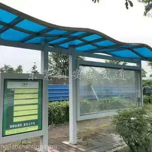 公交站台候车亭生产及安装厂家创安盛