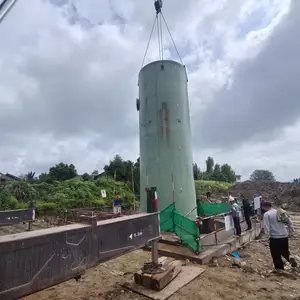 一体化泵站 玻璃钢材质 市政排水提升泵站 厂家定制