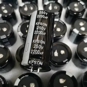 康富松品牌2200uf250v电焊机常用直插电解电容