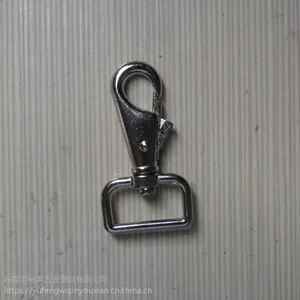 供应箱包服饰挂绳锌合金狗扣 纯铜环保狗扣 4分镍色合金扣