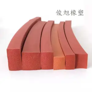 方形硅胶密封条 抗老化耐高温硅胶平板 定制密实挤出条