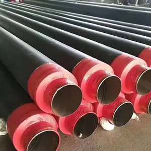 保温钢管 材质Q235B 聚氨酯保温钢管 聚乙烯保温管道 热力管道厂家