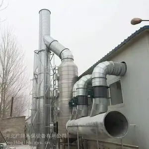 供应饲料厂恶臭气体如何回收采用方法及鱼粉加工臭味处理装置