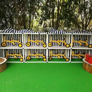 幼儿储物柜防雨儿童收纳架积木移动收纳柜幼儿园户外玩具