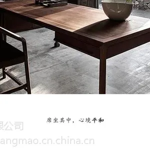 会议桌长方形老板桌培训洽谈简约现代职员办公桌长桌办公家具定制