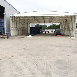 推拉雨篷_河北承德户外推拉伸缩雨棚价格-推拉帐篷定制-推拉式帐篷