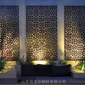 厂家订做耐候景墙工艺激光切割