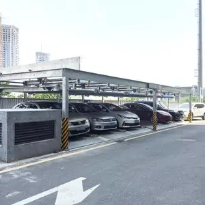 南阳出租三层升降横移立体车库 两层机械停车场设备