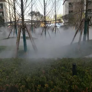 河南庭院假山造雾