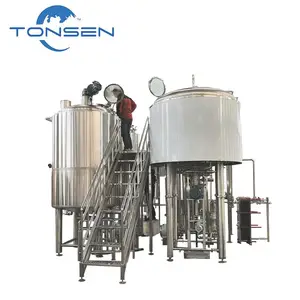1000L糖化三器 啤酒设备 精酿啤酒生产线
