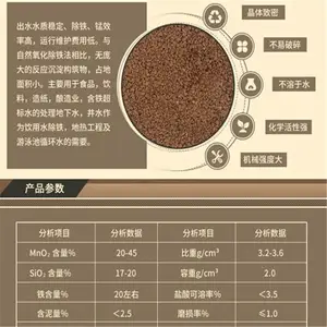 韶关锰沙规格齐全 荣茂深井水除铁锰锰沙滤料商家联系方式