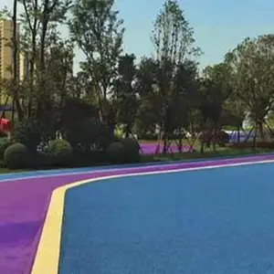 自贡市 彩色透水地坪 彩色透水混凝土材料