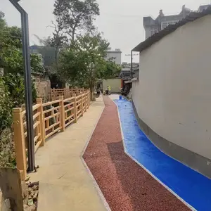 普洱墨江县步行街河滨道透水混凝土厂家直销、包工包料