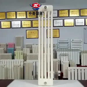 批发 优质钢五柱暖气片 工程用钢制圆五柱散热器