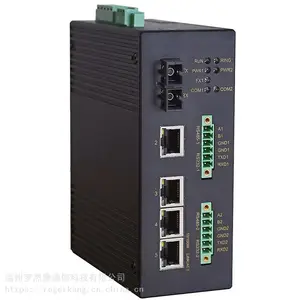 RS705工业级百兆5口+RS485/232网管型交换机自愈环网交换机ROGERKANG