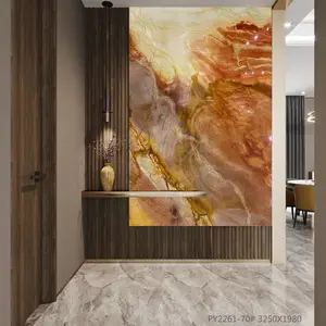 供应 奢石|七彩丹霞|天然山水画|电视背景墙|山水画背景墙