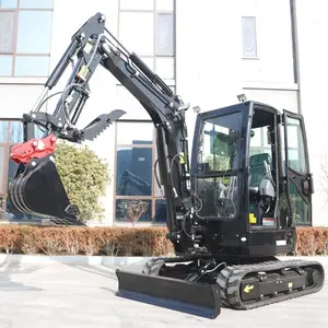 10微挖液压小型挖掘机微型园林挖机多属具功能履带迷你挖掘机