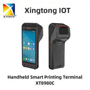 兴通XT8980C打印扫描一体手持机pda厂家 热敏标签打印机 无线扫码机