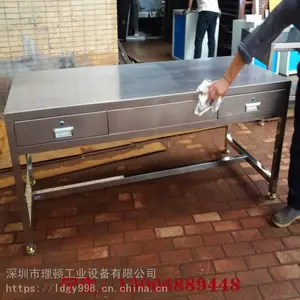 厂家供应加厚防静电不锈钢操作台、不锈钢实验工作台