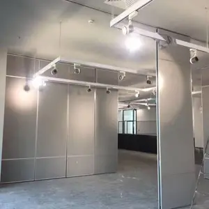 酒店活动隔断墙办公室隔音折叠门宴会厅包厢推拉屏风可移动隔断墙