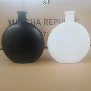 徐州玻璃瓶厂家供应喷涂玻璃白酒瓶配套盖子纸箱包装