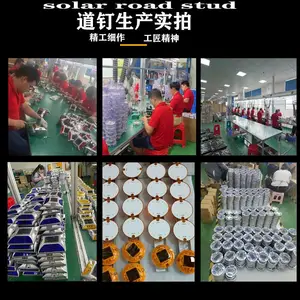 隧道铸铝有源道钉深圳创安达科技黄白电压24v性可同步闪烁性能稳定
