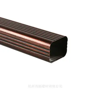 昆明市楼顶排水管 彩铝方管安全耐用