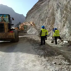 河南洛阳公路护坡防护网 防滑坡落石防护网 GPS2主动防护网价格 被动柔性防护网 矿山绿化网