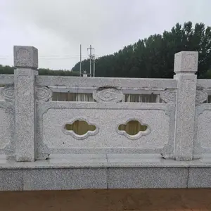 花岗岩栏杆设计-花岗岩护栏雕刻厂家