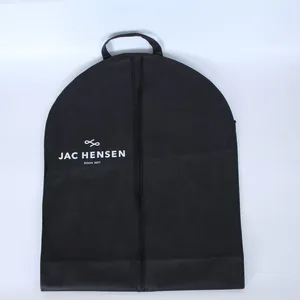 专业定做无纺布西装袋 防尘拉链西服袋 服装挂衣西装收纳袋 定制折叠西服套