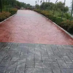 ?广西别墅道路压模地面