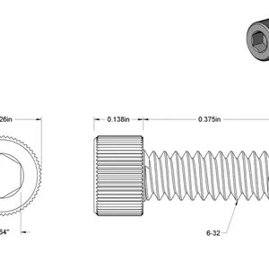 Mcmaster-carr 92196A146 不锈钢内六角螺钉