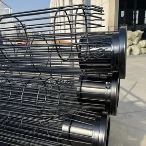 【鑫泉环保材料】盐城定制有机硅袋笼 除尘骨架 耐酸碱防锈 生物质锅炉除尘配件