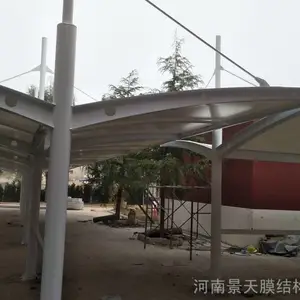 河南停车棚膜结构遮阳棚