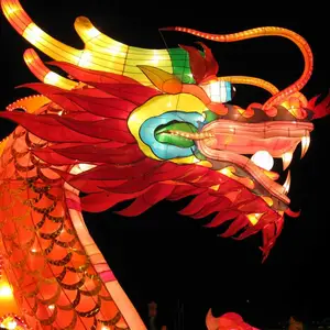 沈阳新春花灯大型节日花灯造型制作元宵彩灯厂家定制庙会灯组彩船设计