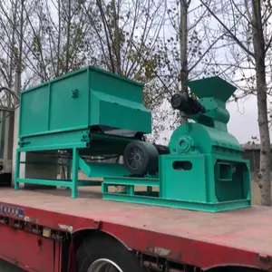无筛网粉碎机有机肥颗粒打散机半湿物料双级破碎机木糖渣粉碎机