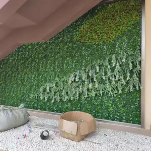 户外仿真植物人造绿植墙308米兰草耐老化耐晒厂家直供工程专用