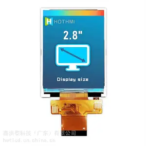2.8寸IPS彩屏SPI/MCU全兼容接口240*320分辨率TFT液晶屏